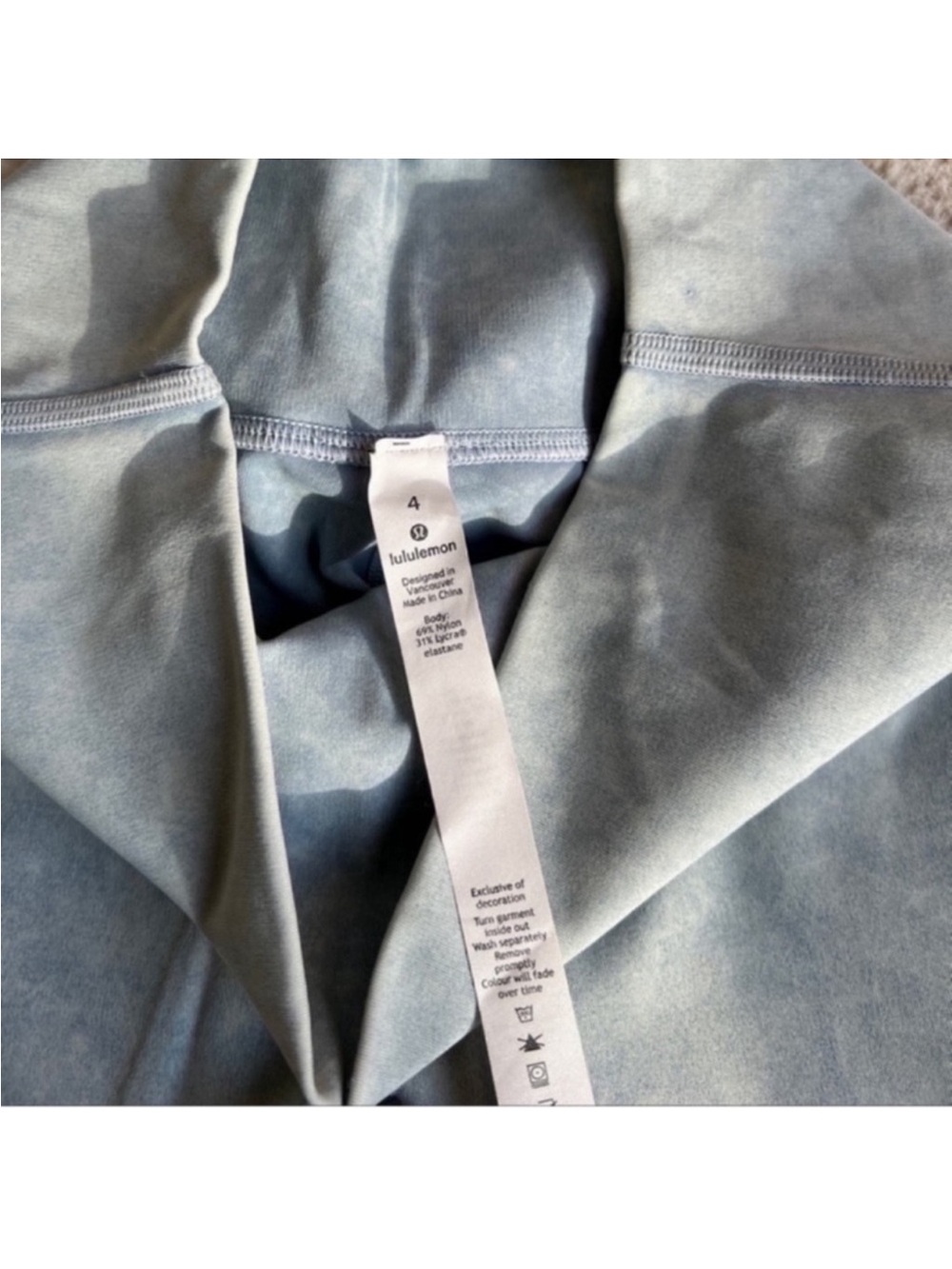 NEW lululemon athletica Light Blue Leggings